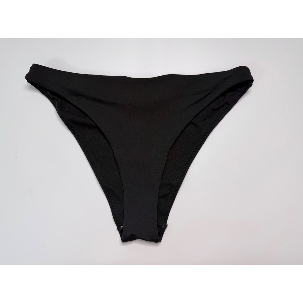 HM Womens Black High Leg Bikini Bottoms Size‎ 4 Swimwear 0639894 B